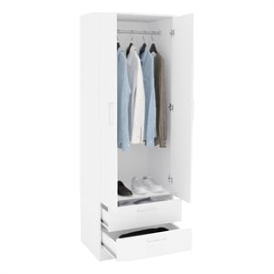 Boahaus Postdam Armoire (White)