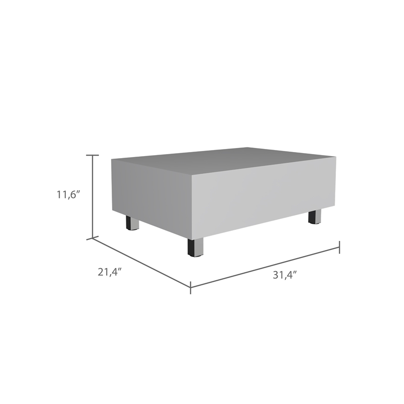 Boahaus Roma Coffee Table  (Dark Brown)