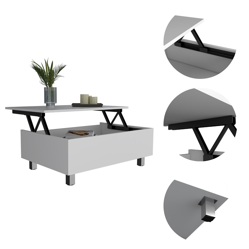 Boahaus Roma Coffee Table  (White)