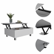 Boahaus Roma Coffee Table  (White)