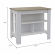 Boahaus Le Havre Kitchen Island  (Black)