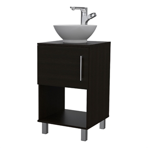 Boahaus Amanda Single Bathroom Vanity (Black)