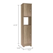 Boahaus Camrose Linen Cabinet  (Brown)