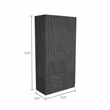 Boahaus Dortmund Armoire (Beige)