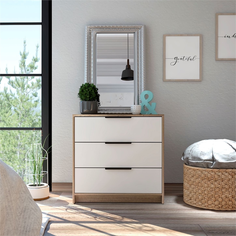 Boahaus Alva Dresser  (Brown - White)