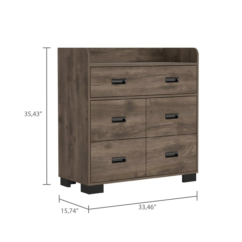 Boahaus Ellen Dresser  (Black - Brown)