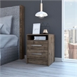Boahaus Malaga Nightstand  (Dark Brown)