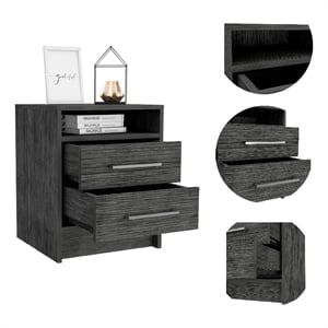 Boahaus Malaga Nightstand  (Gray)