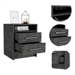 Boahaus Malaga Nightstand  (Gray)