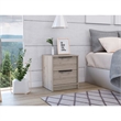 Boahaus Toledo Nightstand  (Light Gray)