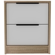 Boahaus Toledo Nightstand  (White - Brown)
