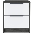 Boahaus Toledo Nightstand  (White - Gray)