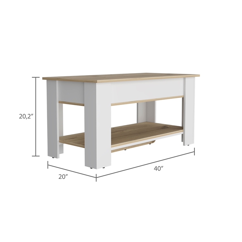 Boahaus Guiza Storage Table (Dark Brown)