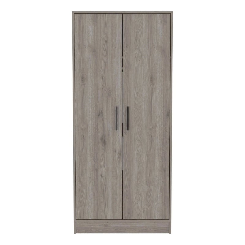 Boahaus Hamburg Armoire (Light Gray)