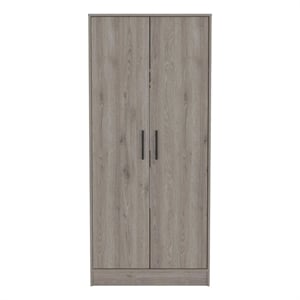 Boahaus Hamburg Armoire (Light Gray)