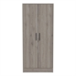 Boahaus Hamburg Armoire (Light Gray)