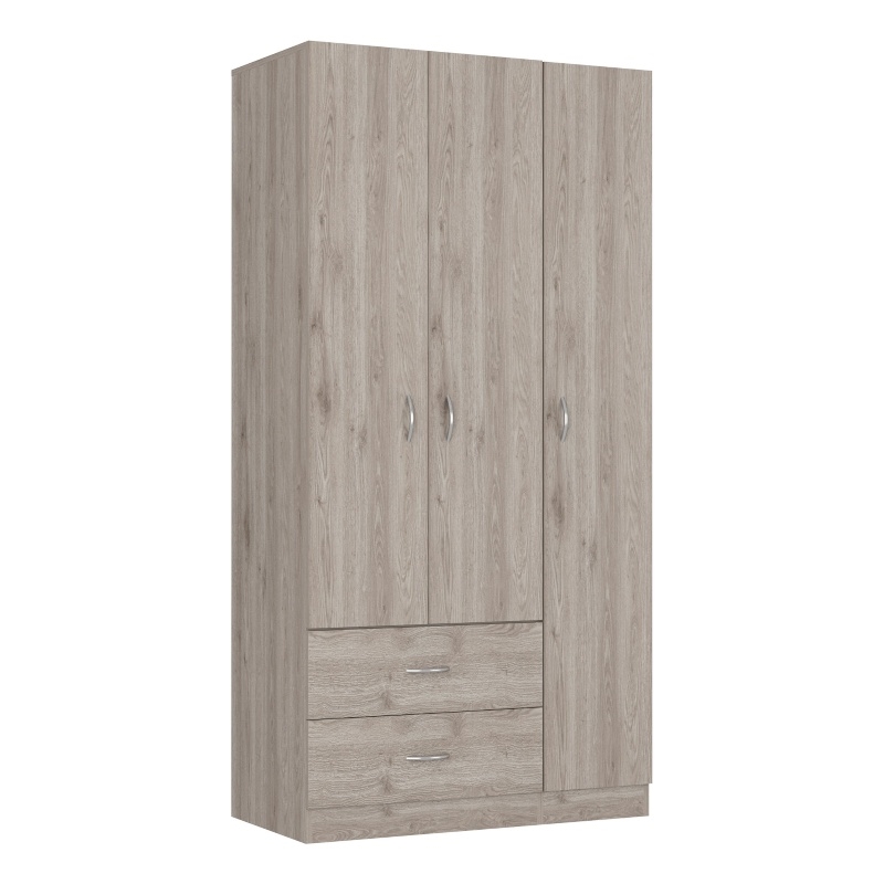 Boahaus Frankfurt Armoire (Light Gray)
