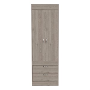 Boahaus Essen Armoire (Light Gray)