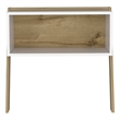 Boahaus Eibar Nightstand (Light Oak/White)