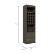 Boahaus Wells Bar Cabinet (Smokey Oak)