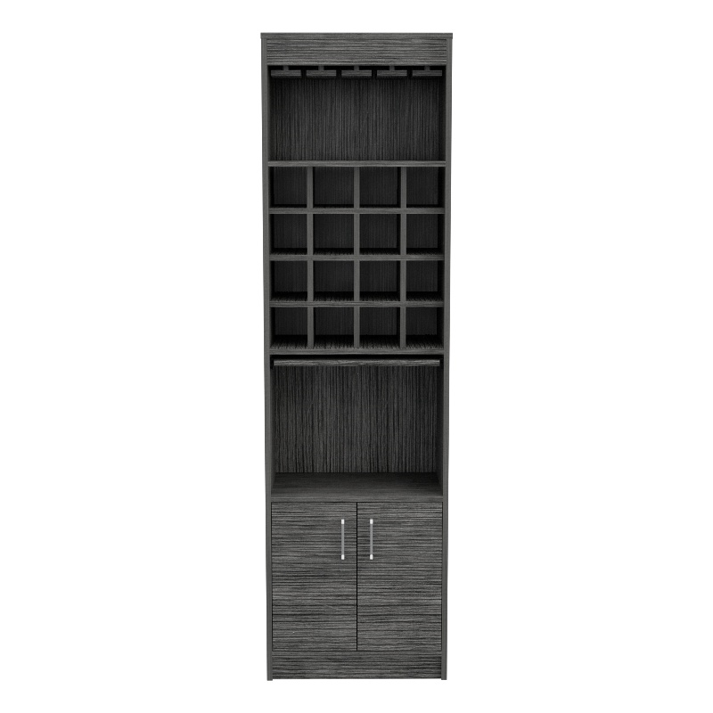 Boahaus Wells Bar Cabinet (Smokey Oak)