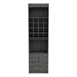 Boahaus Wells Bar Cabinet (Smokey Oak)