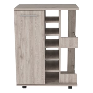 Boahaus Yorkshire Bar Cart (Light Oak )