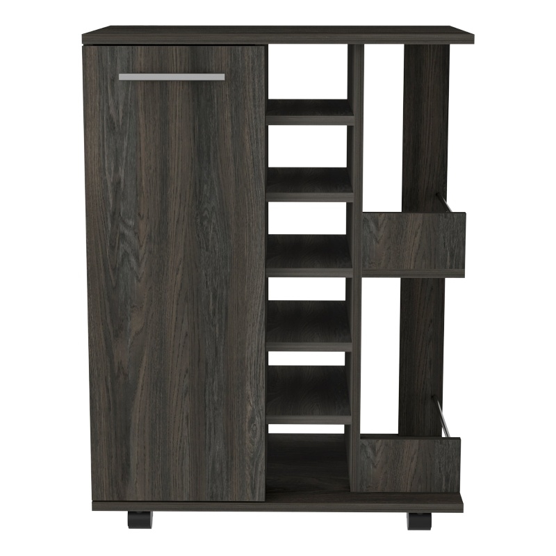 Boahaus Yorkshire Bar Cart (Carbon Espresso)