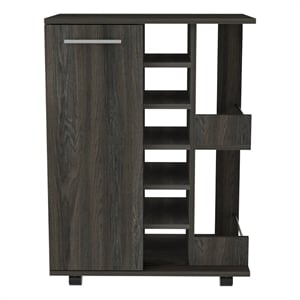 Boahaus Yorkshire Bar Cart (Carbon Espresso)