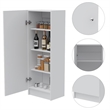 Boahaus Nimes Pantry (White)