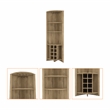 Boahaus Stanley Bar Cabinet (Macadamia)