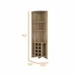 Boahaus Stanley Bar Cabinet (Macadamia)