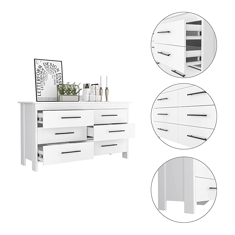 Boahaus Elinor Dresser (White)
