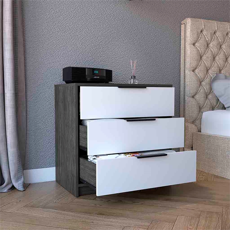 Boahaus Alva Dresser (Smokey Oak/White )