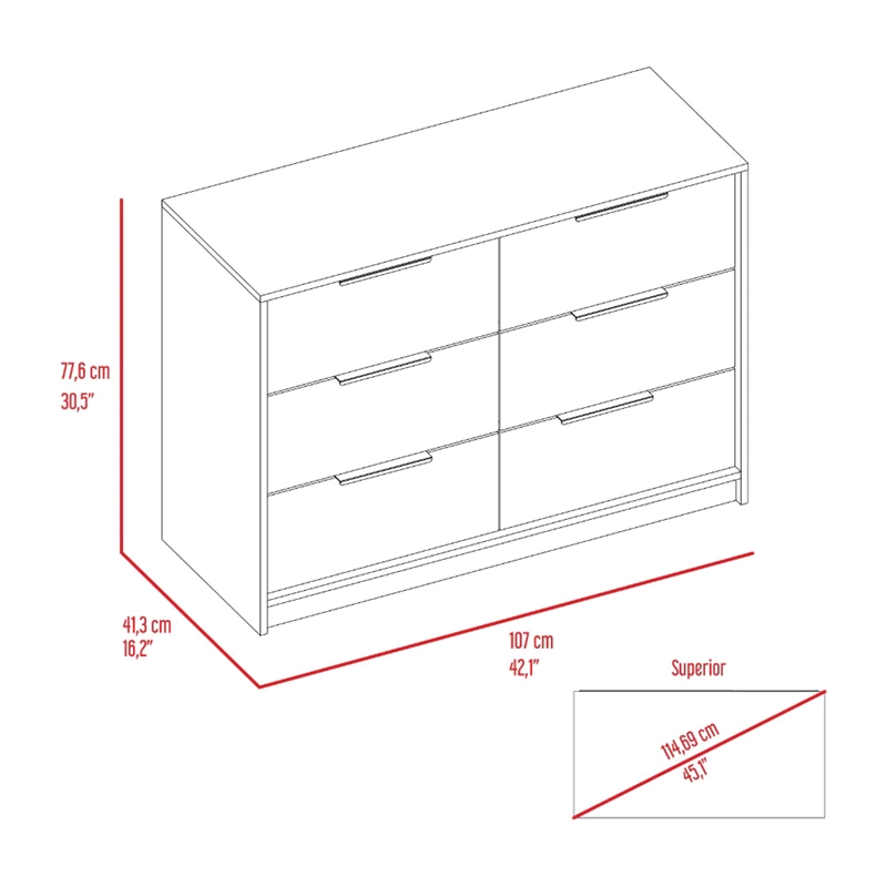 Boahaus Betty Dresser (Black Wengue/Pine)