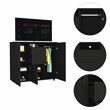 Boahaus Rosalyn Dresser (Black)