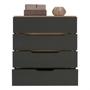 Boahaus Leymah Dresser (Black Wengue/Light Oak)