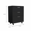 Boahaus Ansan Base Cabinet  (Black)