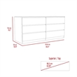 Boahaus Mairead Dresser (Light Gray)