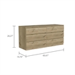 Boahaus Mairead Dresser (Light Oak )