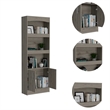 Boahaus Boras Bookcase (Light Gray)
