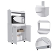 Boahaus Bourges Kitchen Cart  (White)