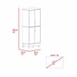 Boahaus Clearwater Pantry (Light Oak / White)
