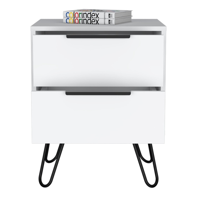 Boahaus Benidorm Nightstand (White)