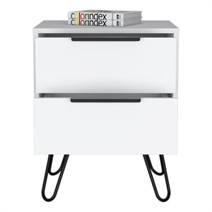 Boahaus Benidorm Nightstand (White)