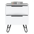 Boahaus Benidorm Nightstand (White)