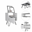 Boahaus Plentzia Nightstand (White)