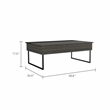 Boahaus Macerata Coffee Table (Carbon Espresso)