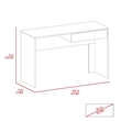 Boahaus Baku Desk (Black Wengue)