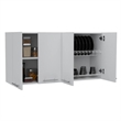 Boahaus Valence Wall Cabinet (White)